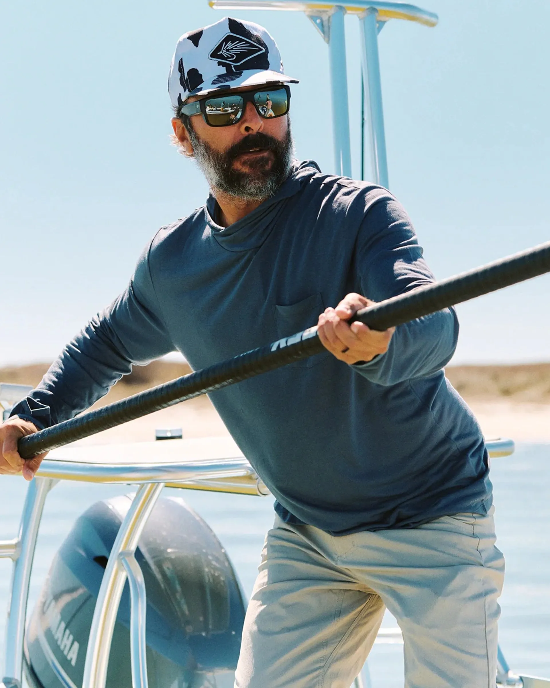 Bamboo Lightweight Hoodie - Storm Cloud