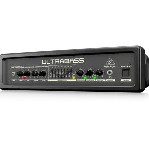 Behringer BXD3000H Ultra-Lightweight 300W 2-Channel Bass Amplifier Head