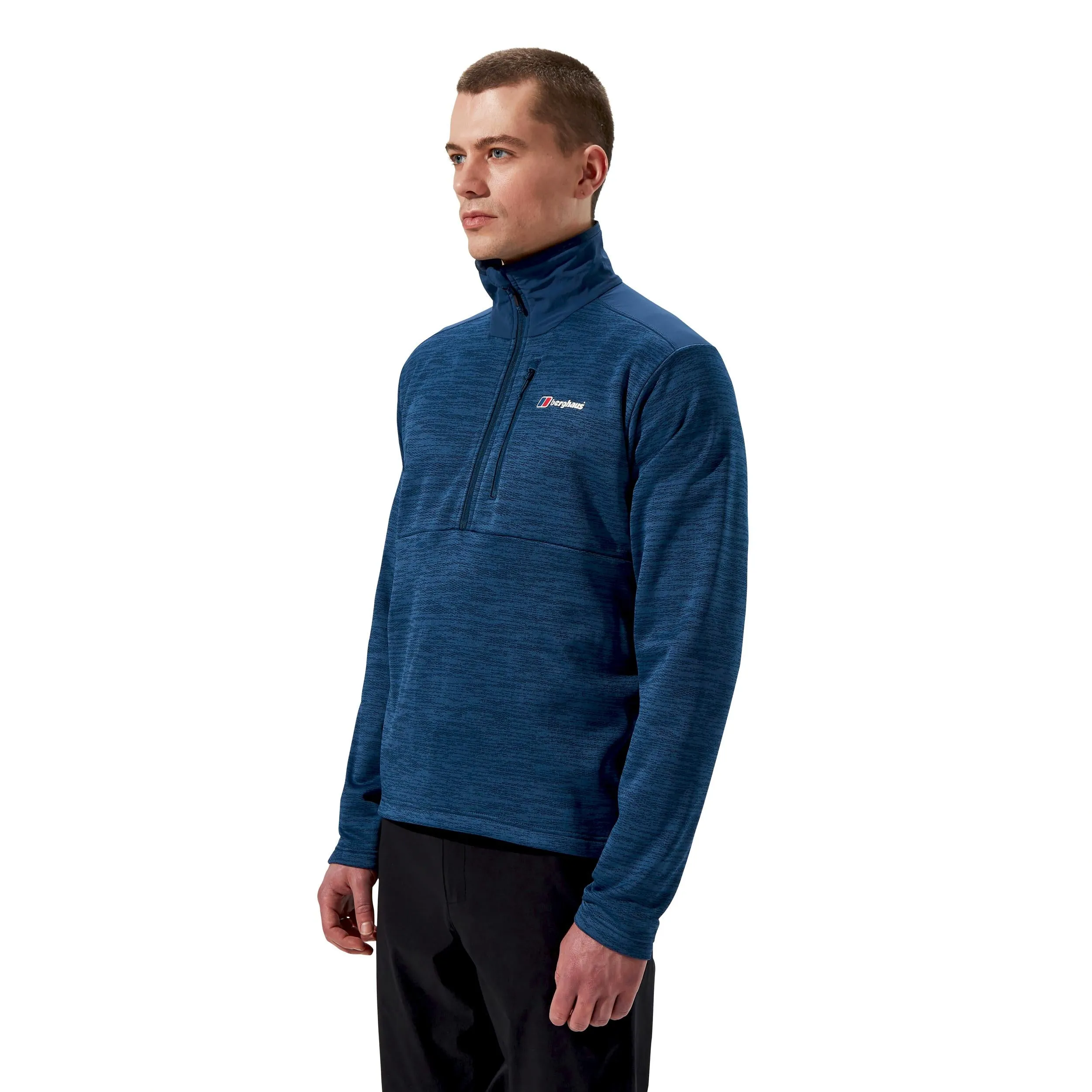 Berghaus Mens Thraskii Half Zip Moisture Wicking Fleece