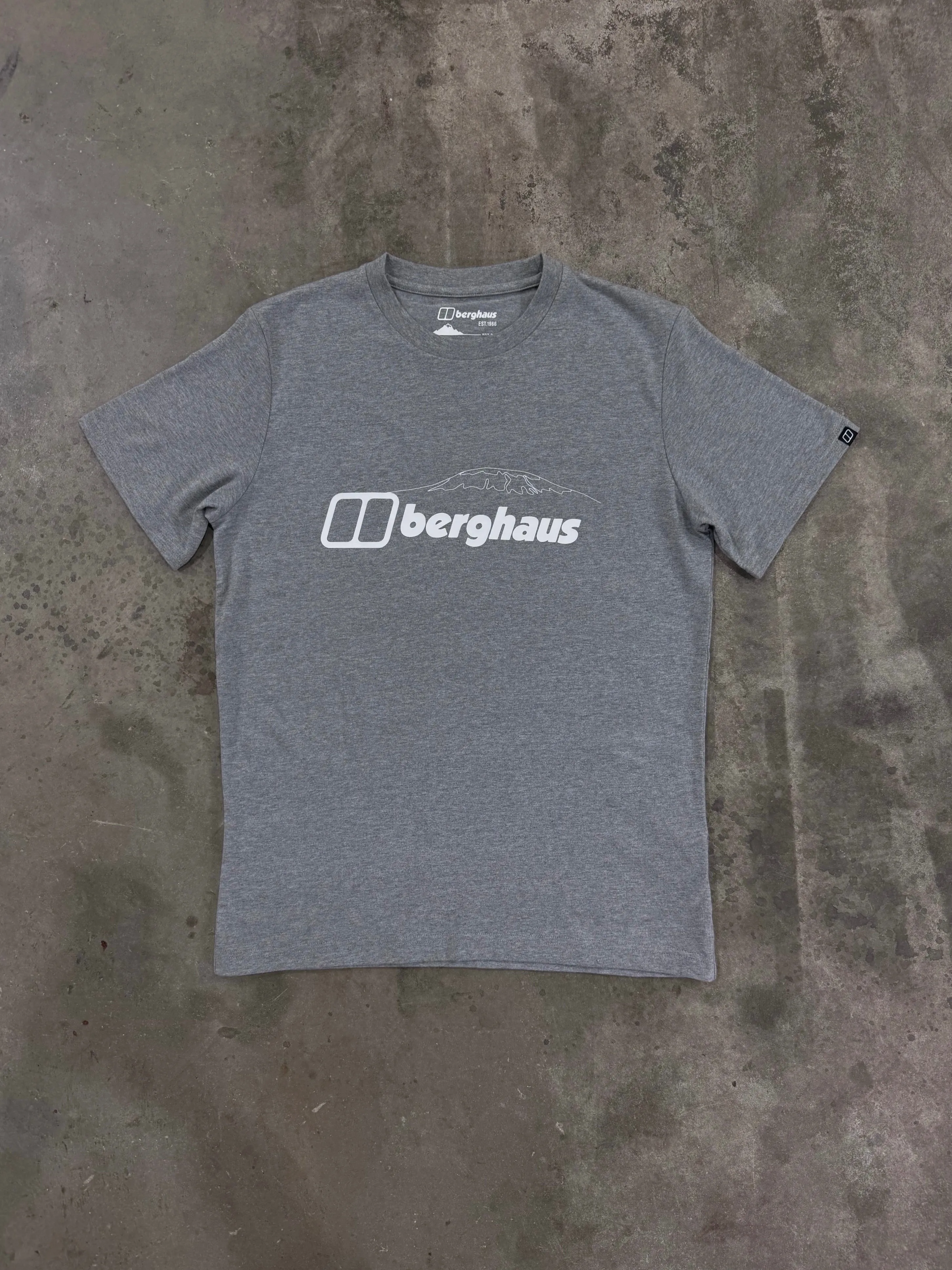 Berghaus Mountain Checklist T Shirt - Grey