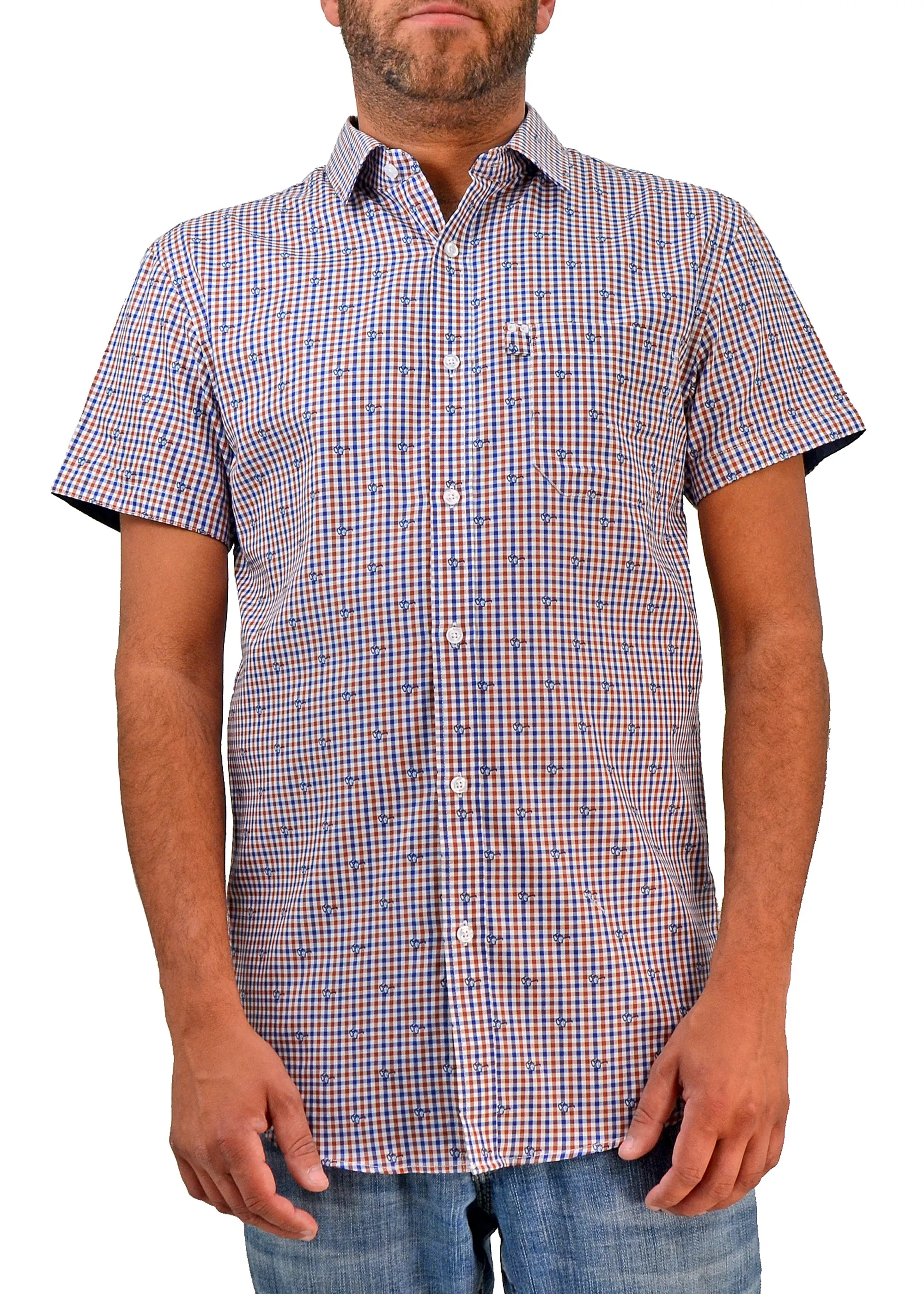 Bermuda Styles Glasses Button-Down