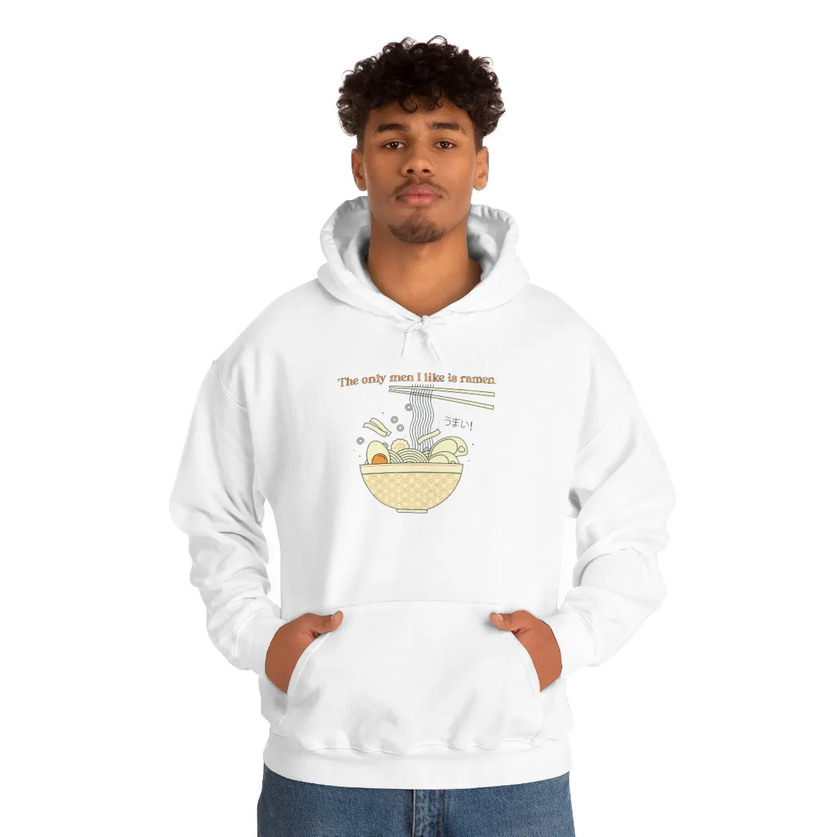 Big Slurp Energy-White Hooded Sweatshirt