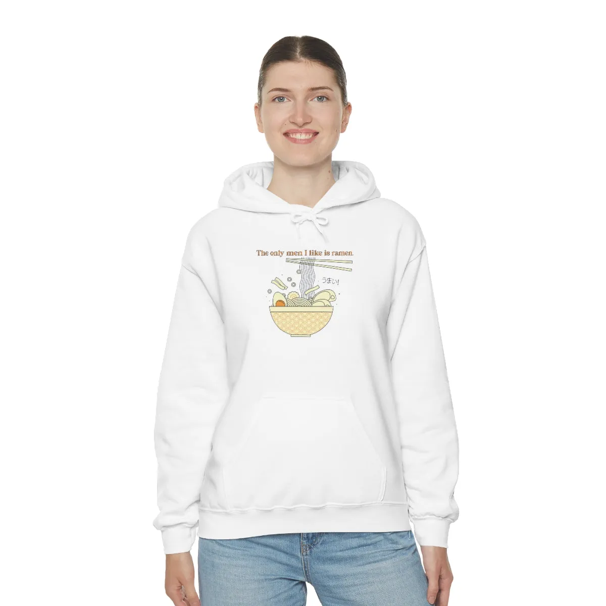 Big Slurp Energy-White Hooded Sweatshirt