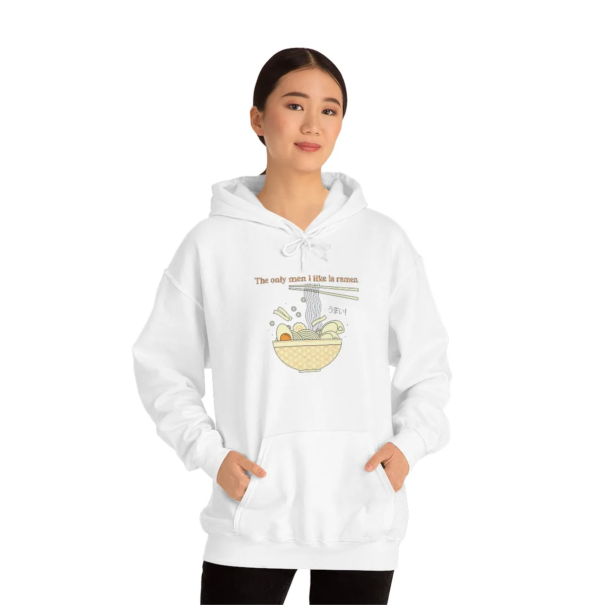 Big Slurp Energy-White Hooded Sweatshirt