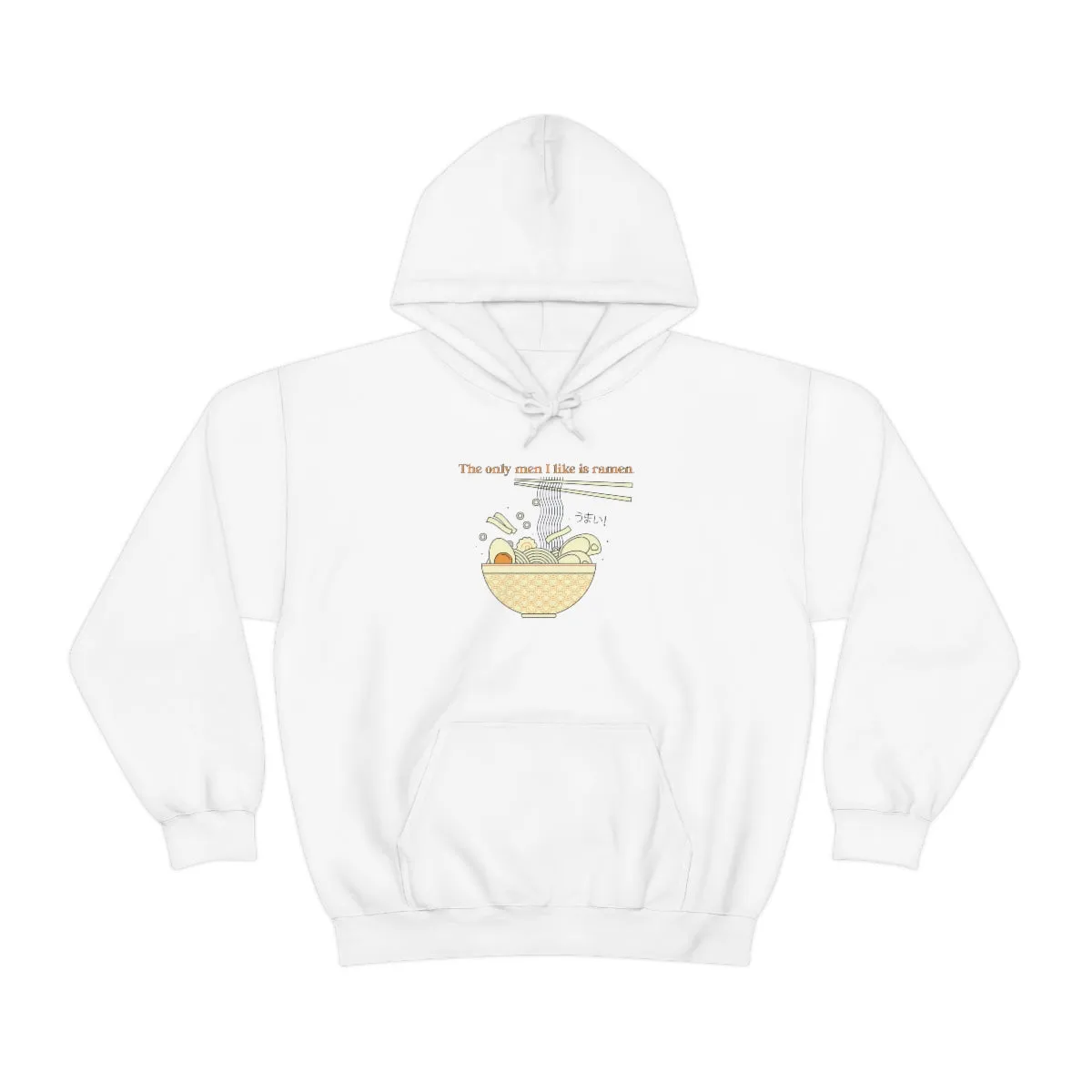 Big Slurp Energy-White Hooded Sweatshirt