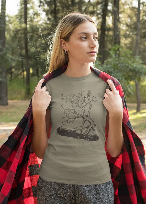 Big Tree Snowboard Grab Tee