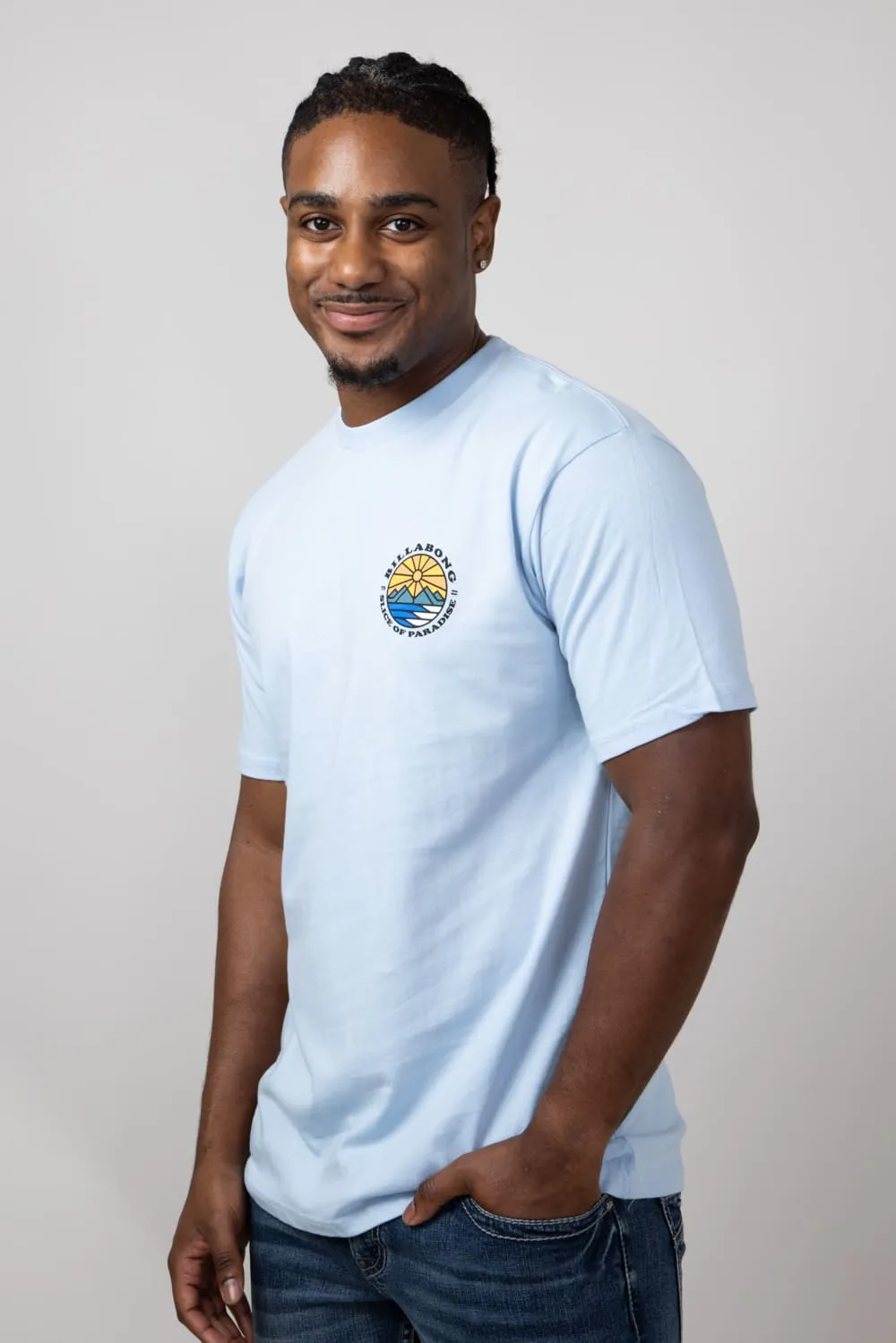 Billabong Slice Of Paradise T-Shirt for Men in Coastal Blue | 24A3524006-COASTALBLUE