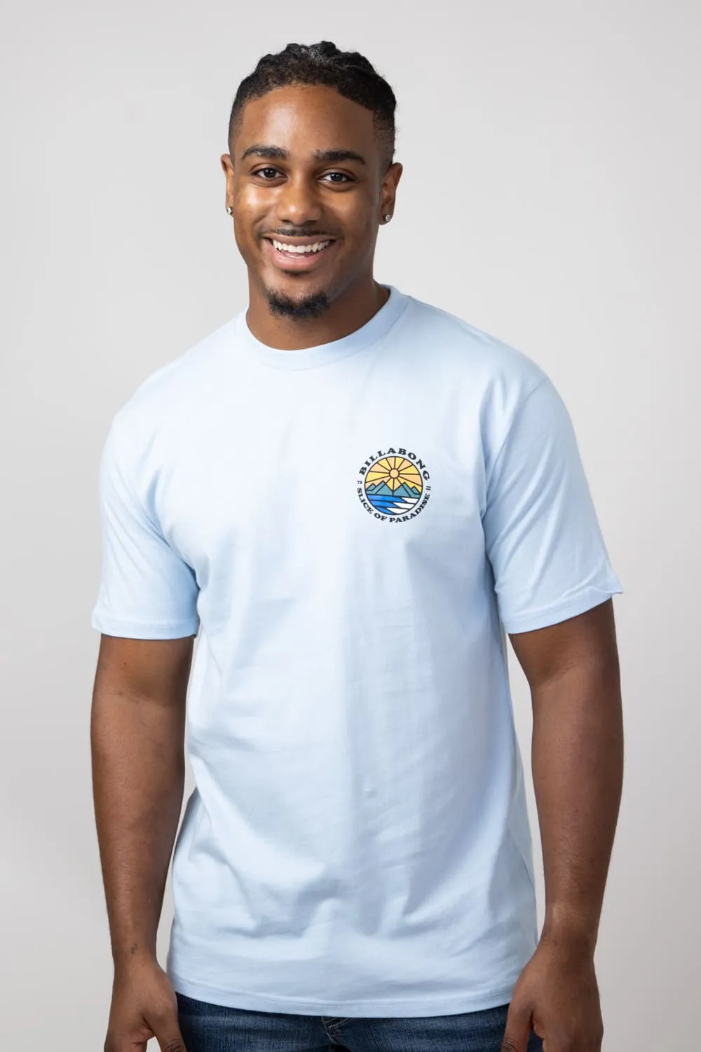 Billabong Slice Of Paradise T-Shirt for Men in Coastal Blue | 24A3524006-COASTALBLUE