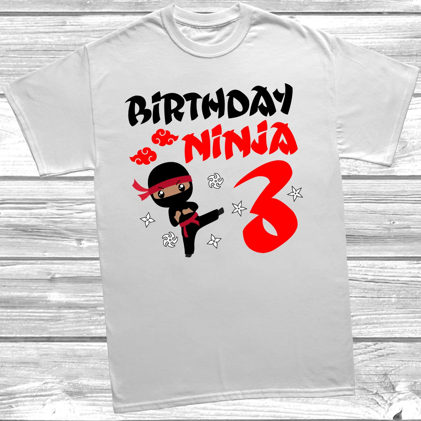 Birthday Ninja 3rd Birthday T-Shirt