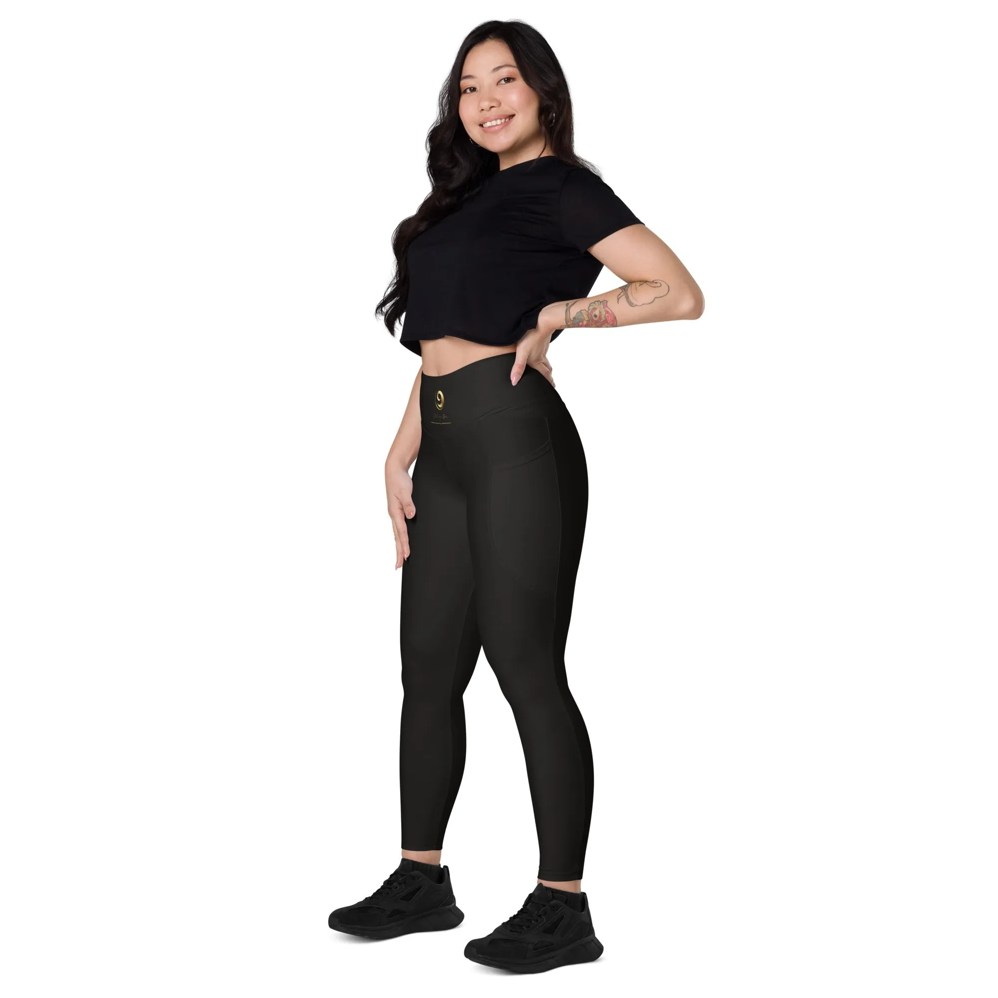 Black Chaitanya Abara Pocket Leggings
