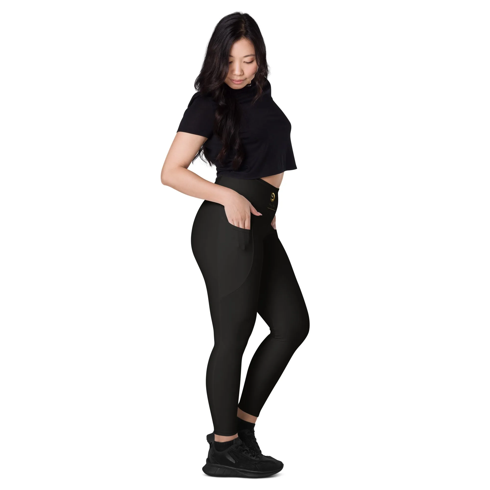 Black Chaitanya Abara Pocket Leggings