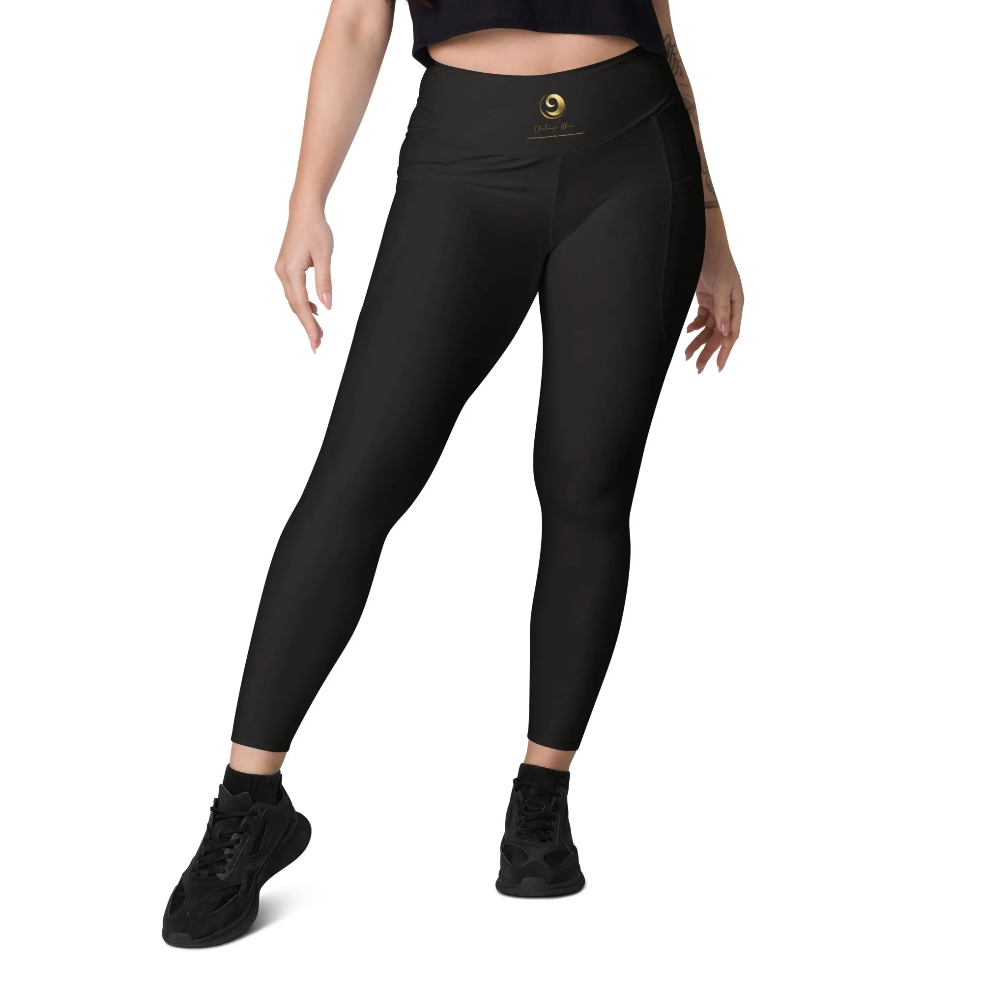Black Chaitanya Abara Pocket Leggings