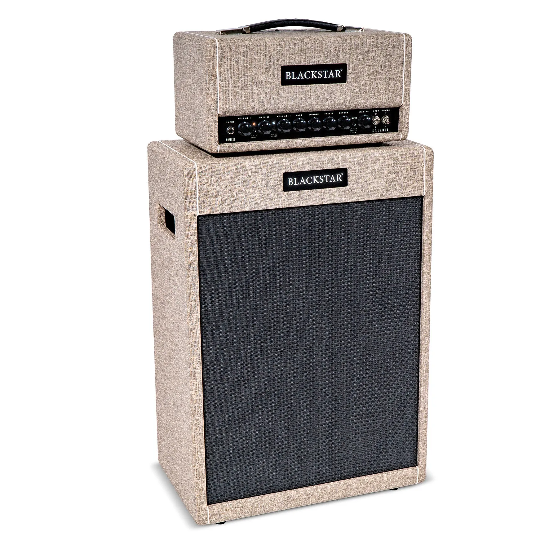 Blackstar St. James 50w EL34 Ultra Lightweight Valve Head & Matching 2x12 Cab