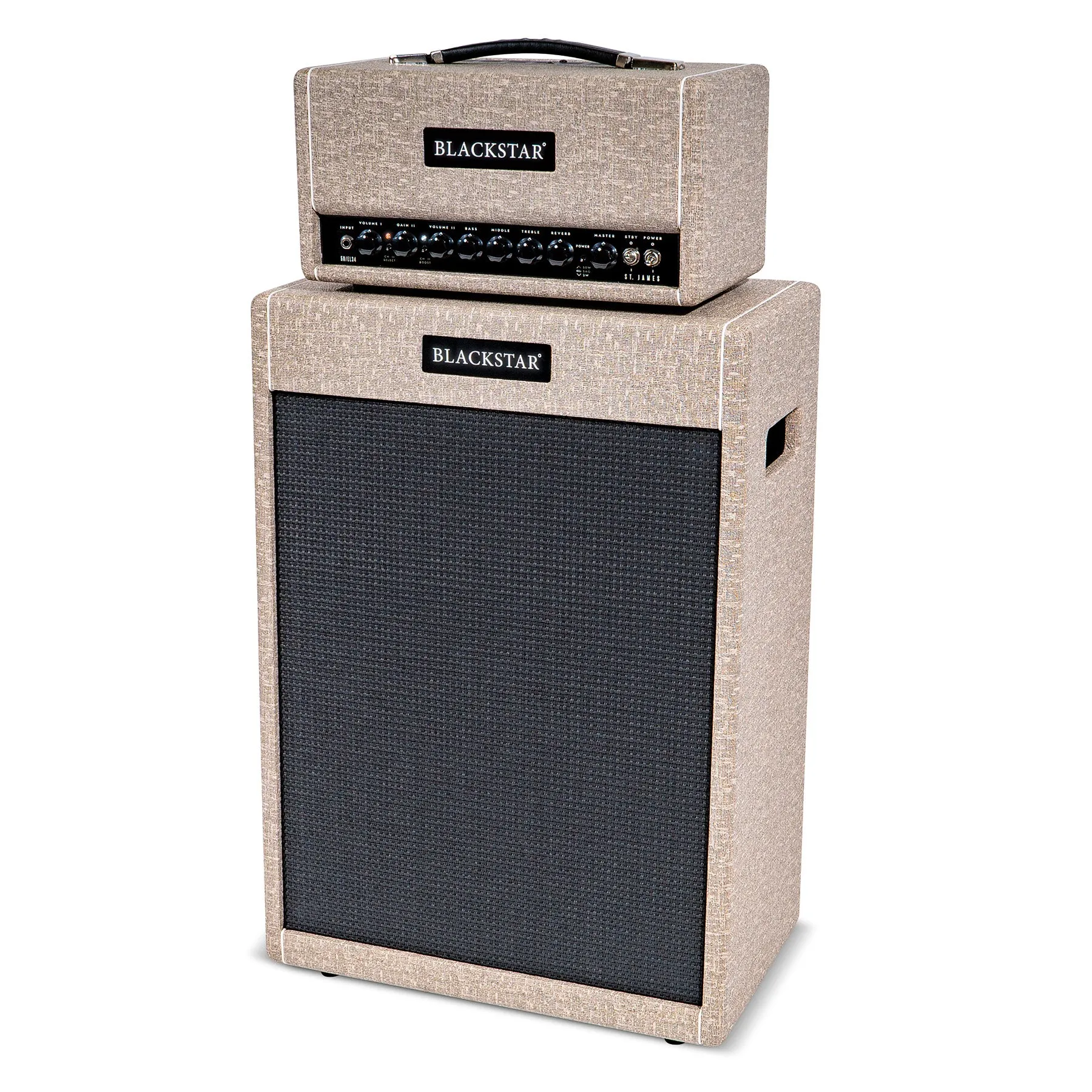 Blackstar St. James 50w EL34 Ultra Lightweight Valve Head & Matching 2x12 Cab