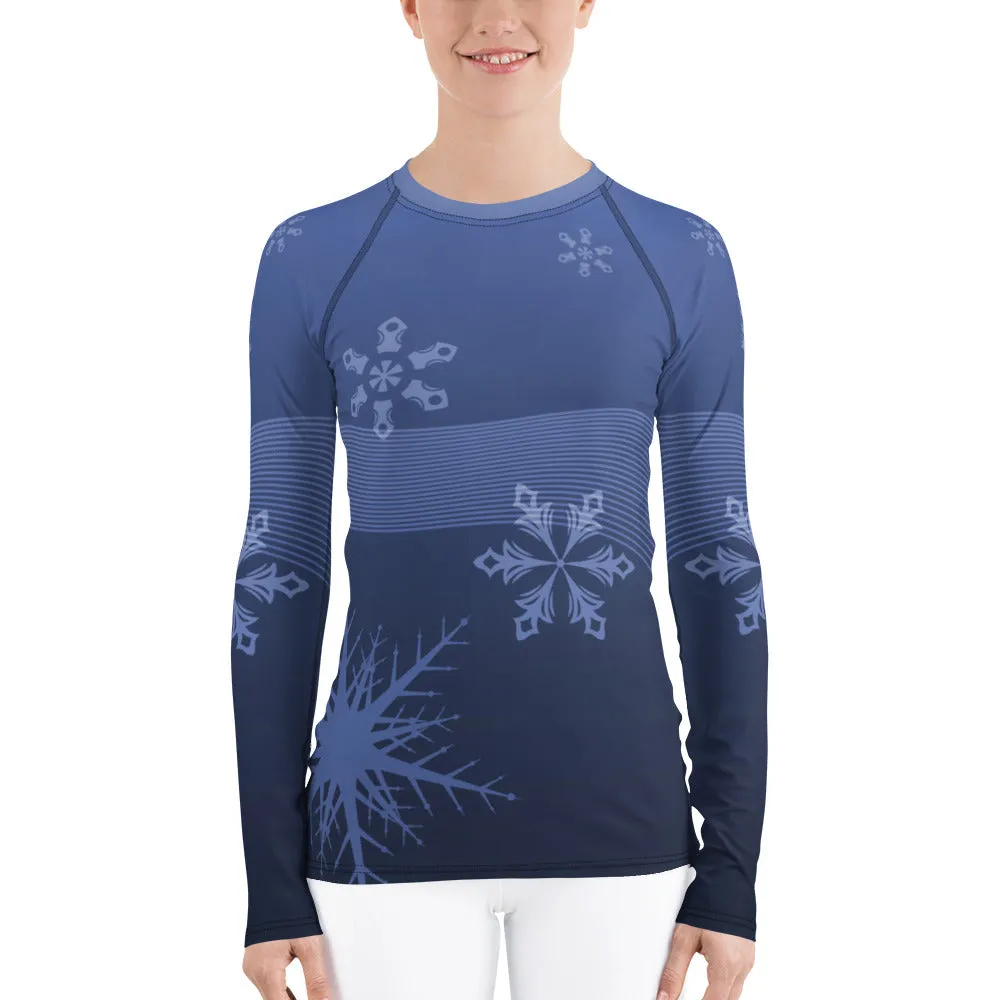 Blue Bird Ski Day Women's Long Sleeve Top