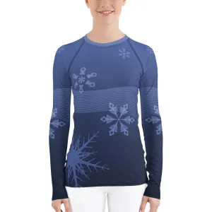 Blue Bird Ski Day Women's Long Sleeve Top
