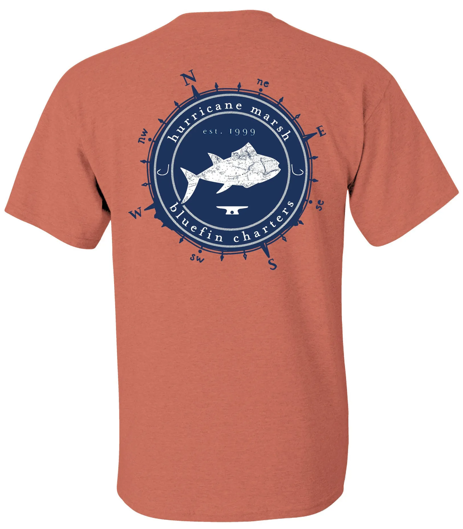 Bluefin Charters Coral T-Shirt