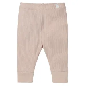 Blush Ribbed Leggings