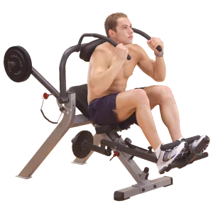 BODY SOLID SEMI-RECUMBENT AB BENCH - GAB300