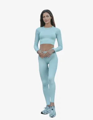 Bondi Blue Seamless Leggings
