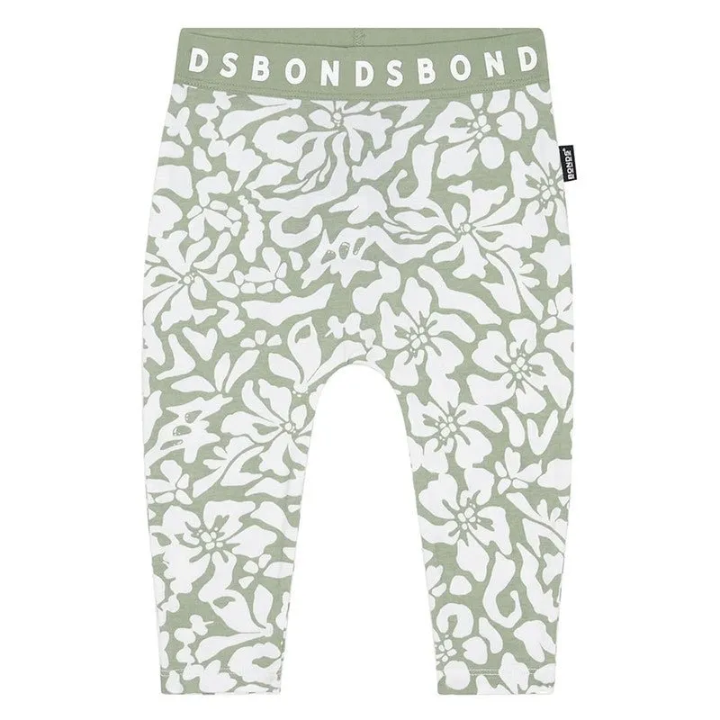 BONDS Stretchies Baby Print Leggings - Flowers in the Wild