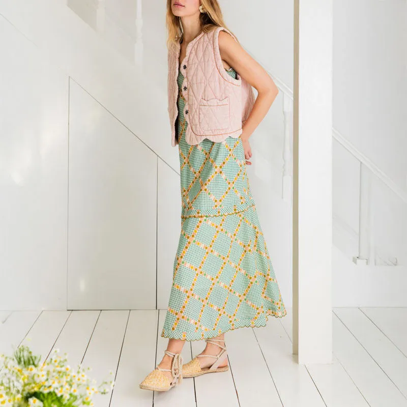 BONTE Estelle Gilet in Chalk Pink