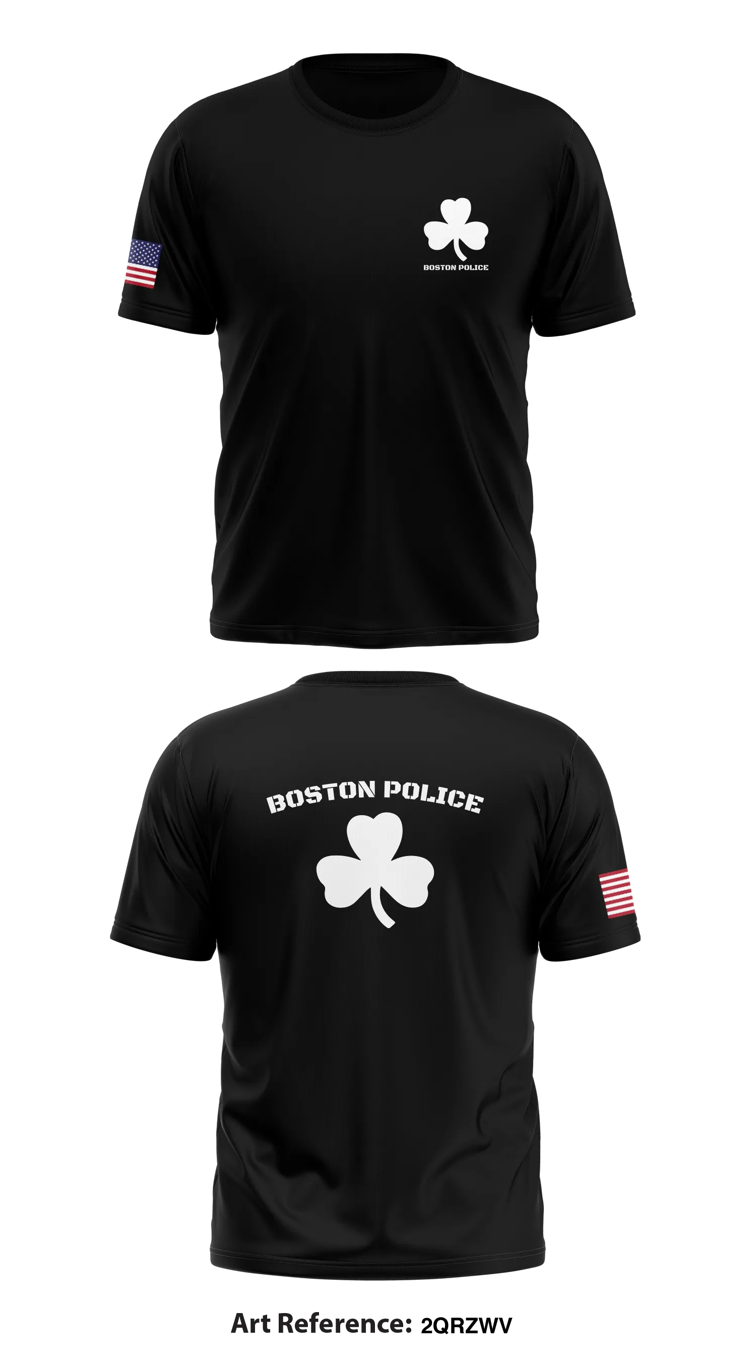 Boston Police  Store 1 Core Men's SS Performance Tee - 2qrZwv