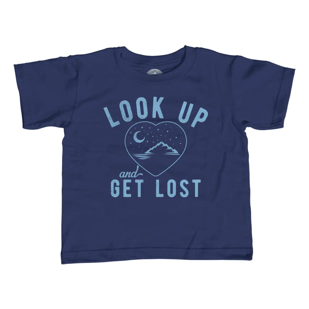 Boy's Look Up and Get Lost T-Shirt - Astronomy Shirt