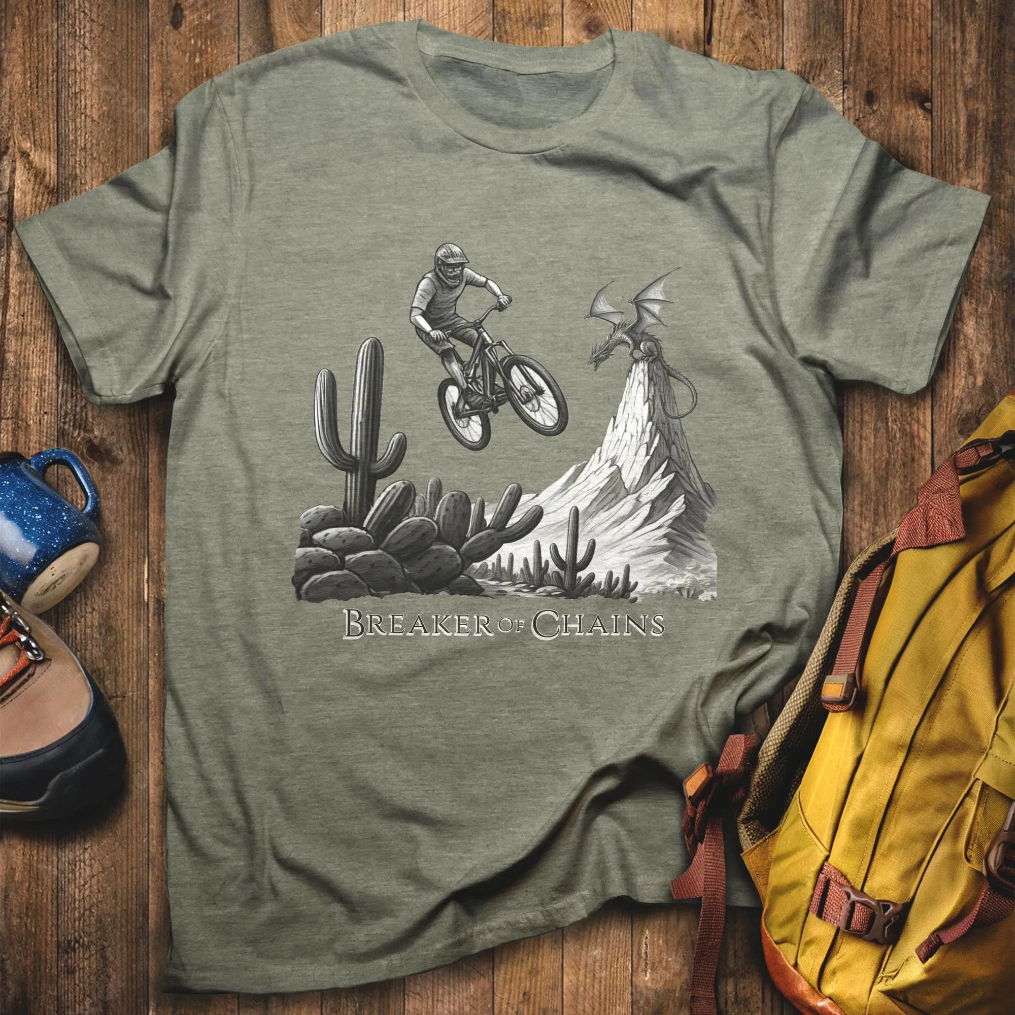 Breaker of Chains Biking T-Shirt
