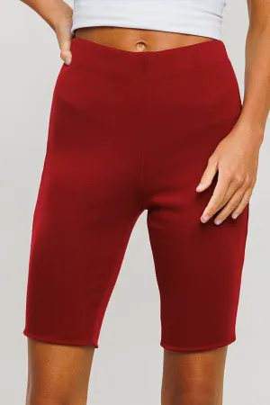 Burgundy Double Shorts 3/22/24 8326
