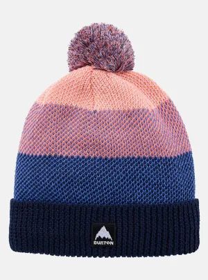 Burton Kids Fleece-Lined Pom Beanie - Dress Blue