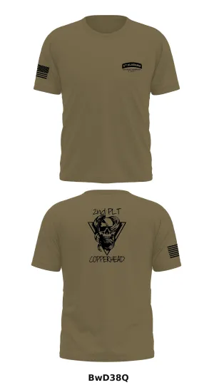 C Co 1-167th Store 1 - Tan 499 Core Men's SS Performance Tee - BwD38Q
