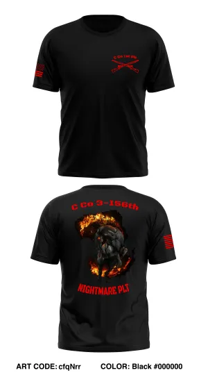 C CO, 3-156TH INF STORE 1 Core Men's SS Performance Tee - cfqNrr