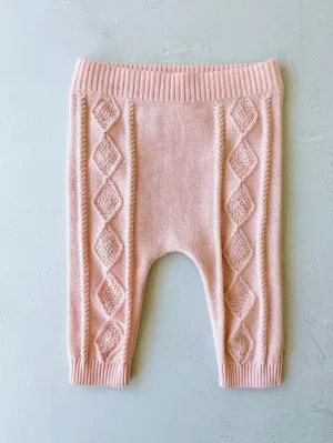 Cable Knit Baby Leggings
