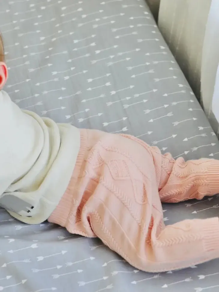 Cable Knit Baby Leggings