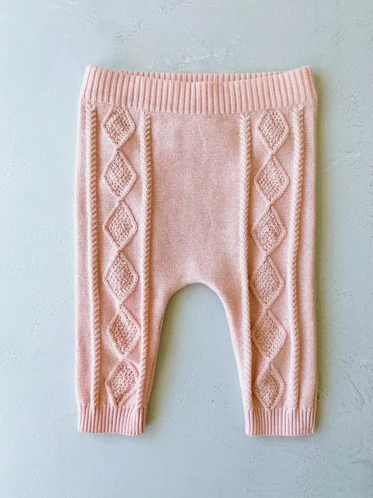 Cable Knit Baby Leggings