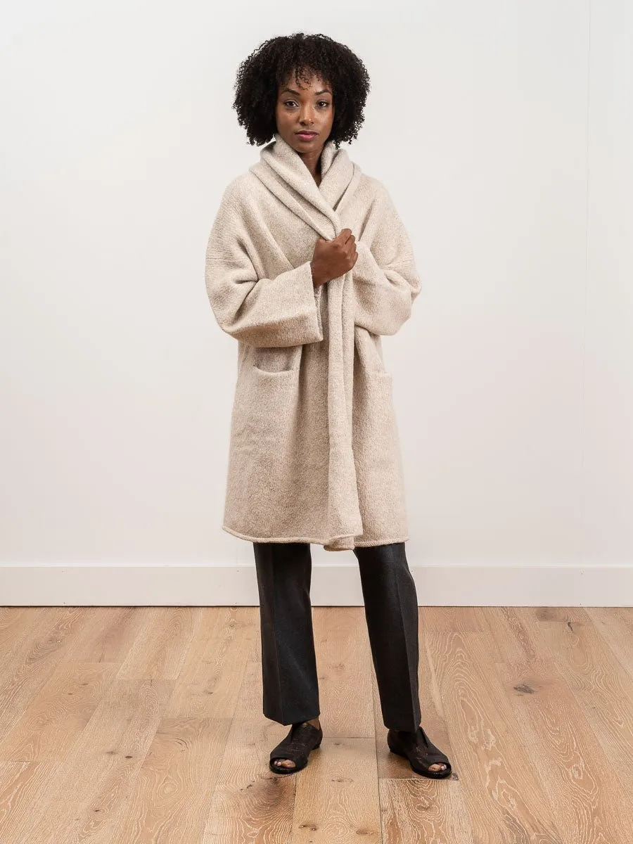 capote coat - hessian