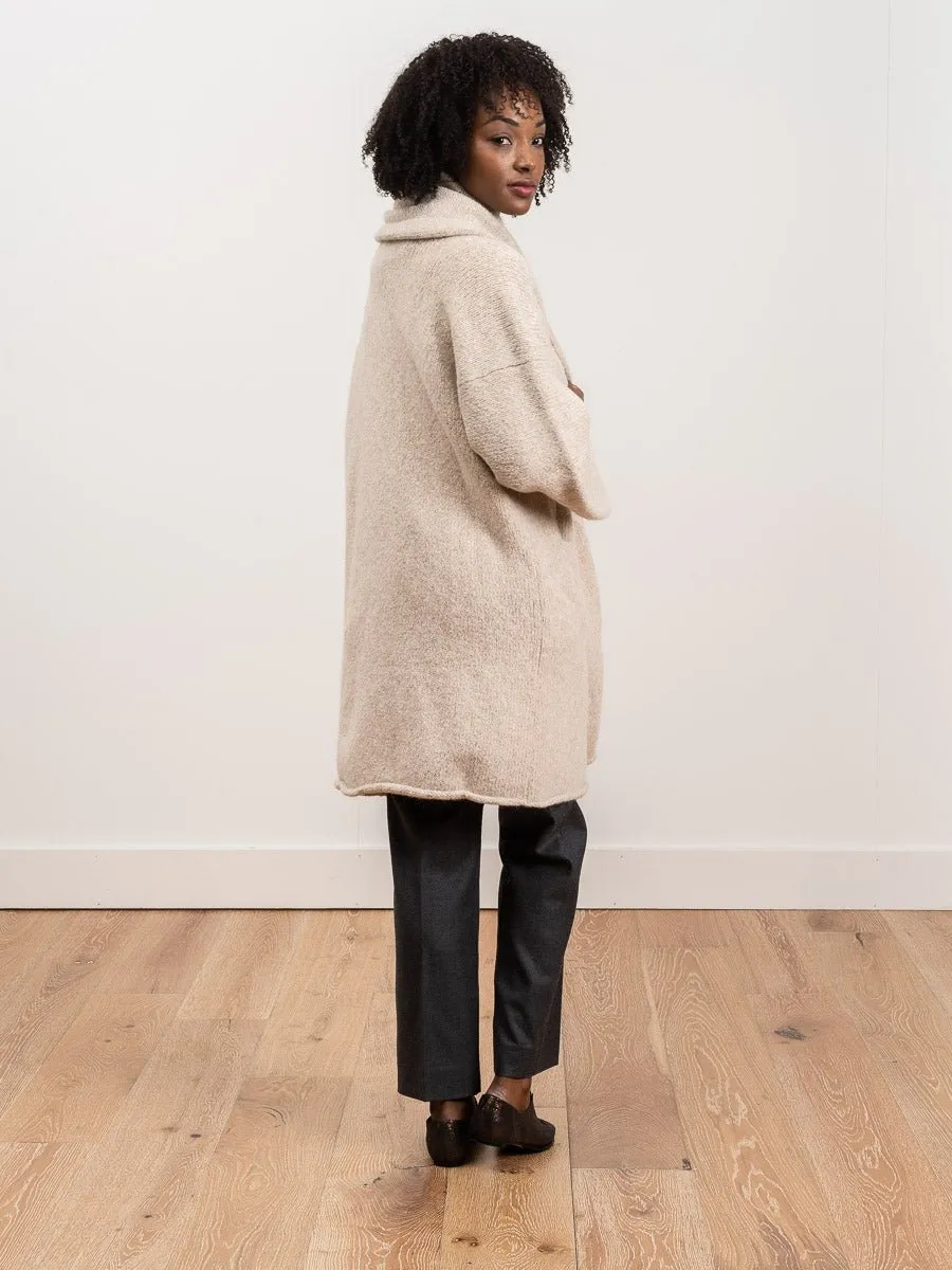 capote coat - hessian