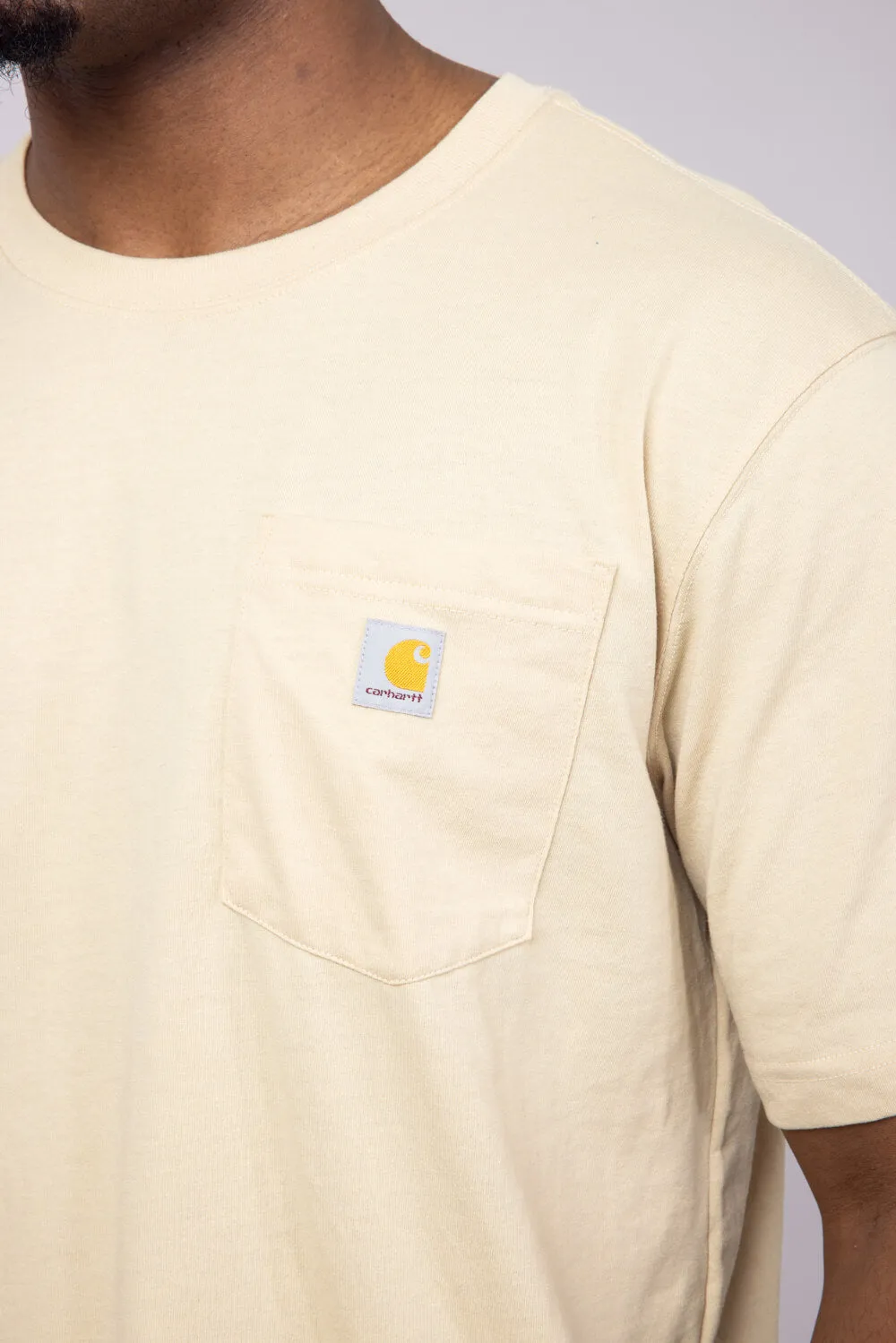 Carhartt Pocket Graphic T-Shirt for Men in Beach Brown | 106760-A33-BEACH