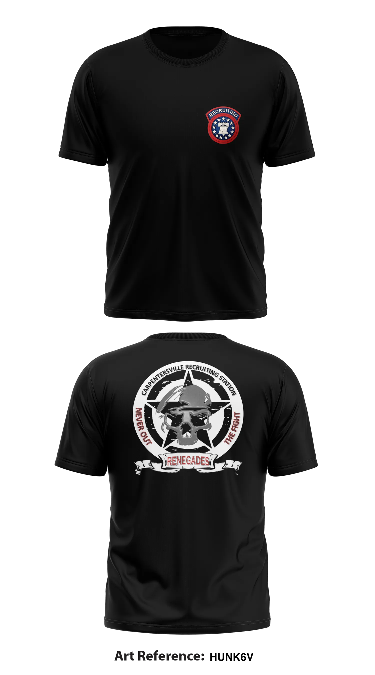 Carpentersville Recruiting Station  Store 1 Core Men's SS Performance Tee - huNk6V