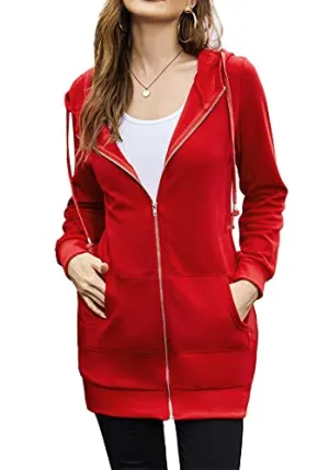 Casual Fleece Zip Hoodie