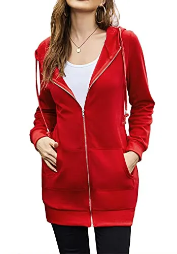 Casual Fleece Zip Hoodie