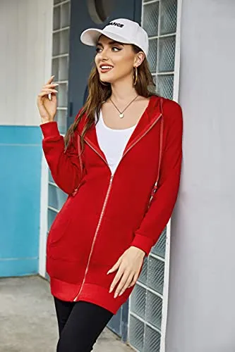 Casual Fleece Zip Hoodie