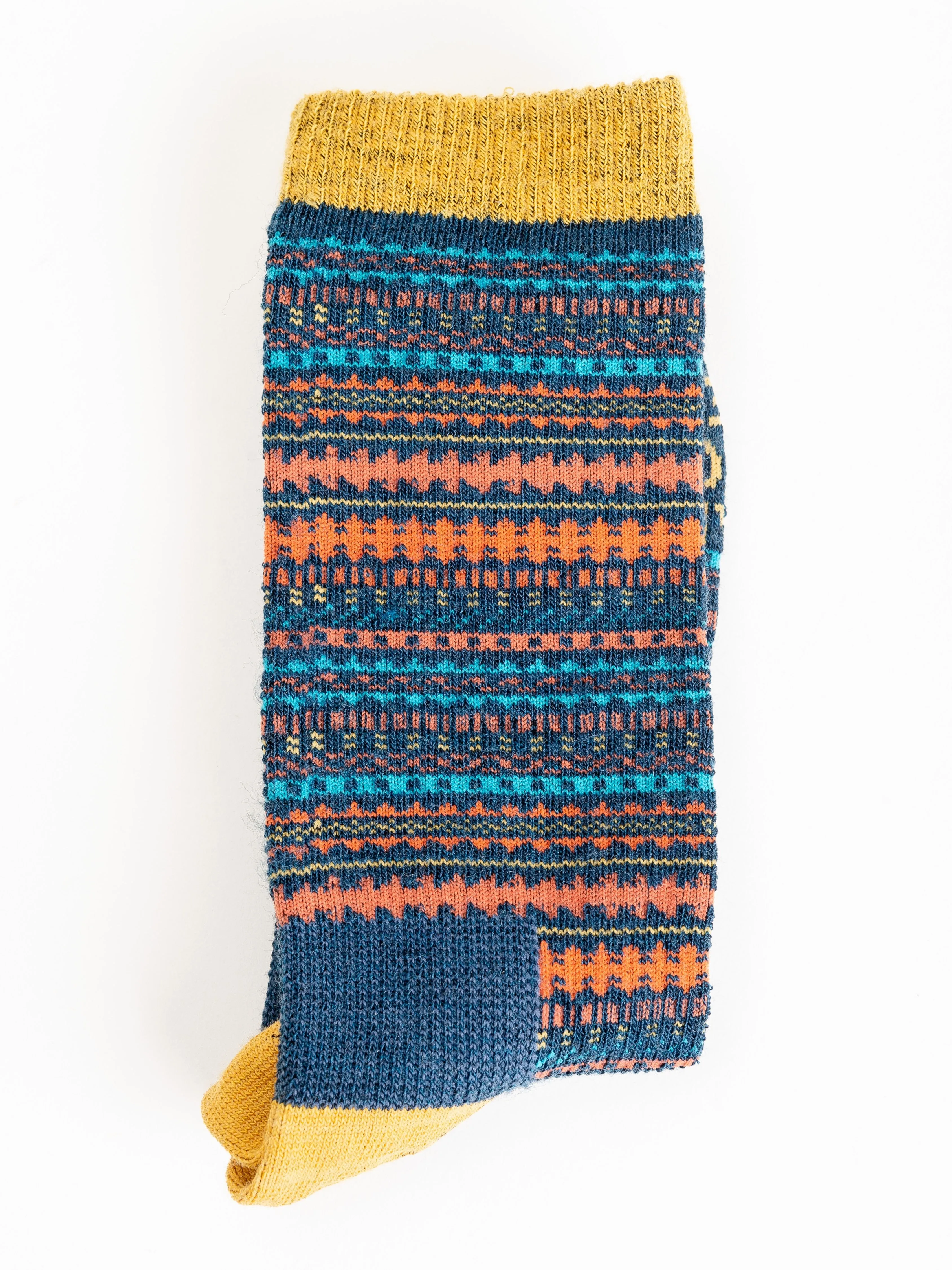 charleston socks - denim blue