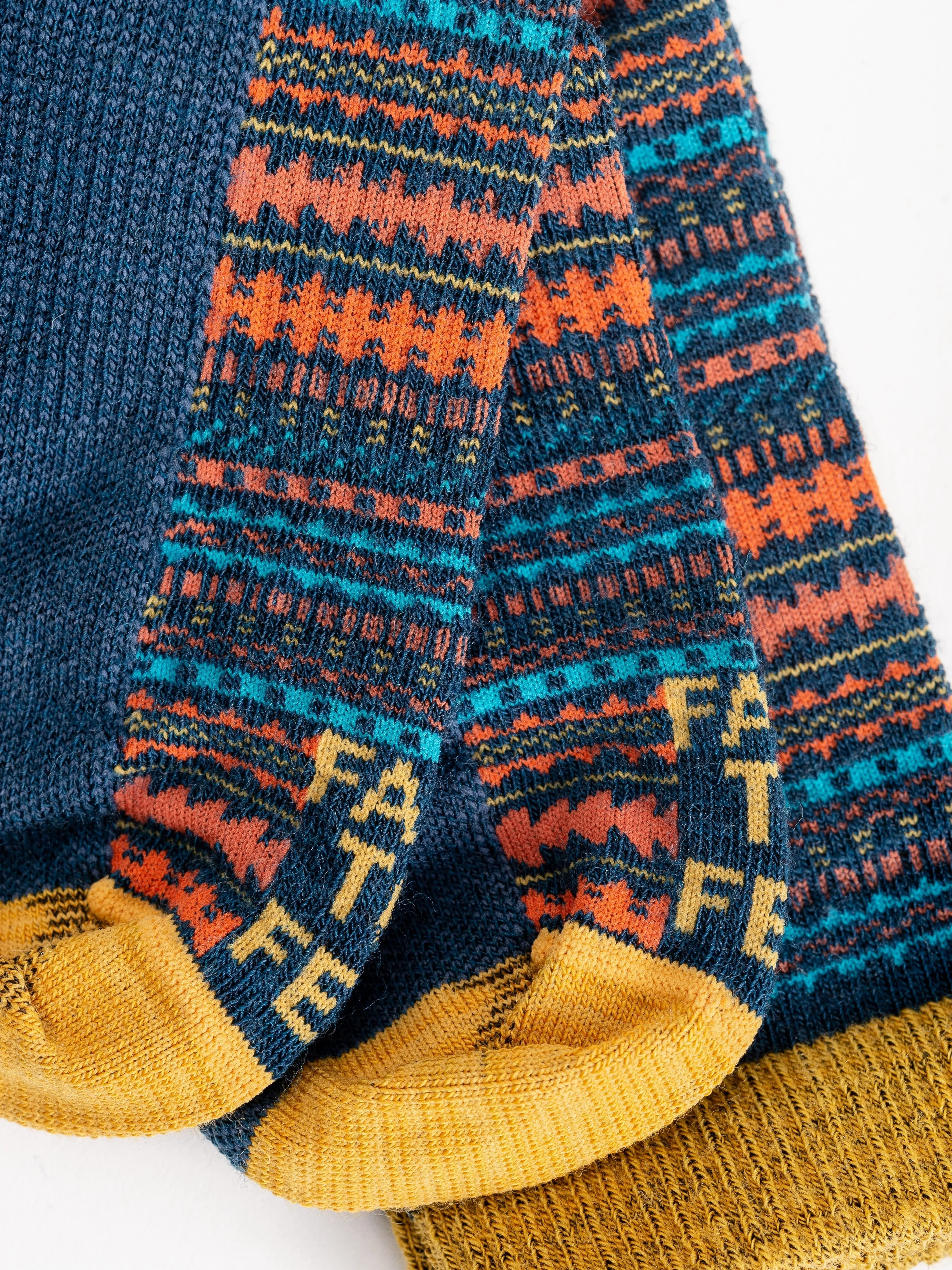 charleston socks - denim blue