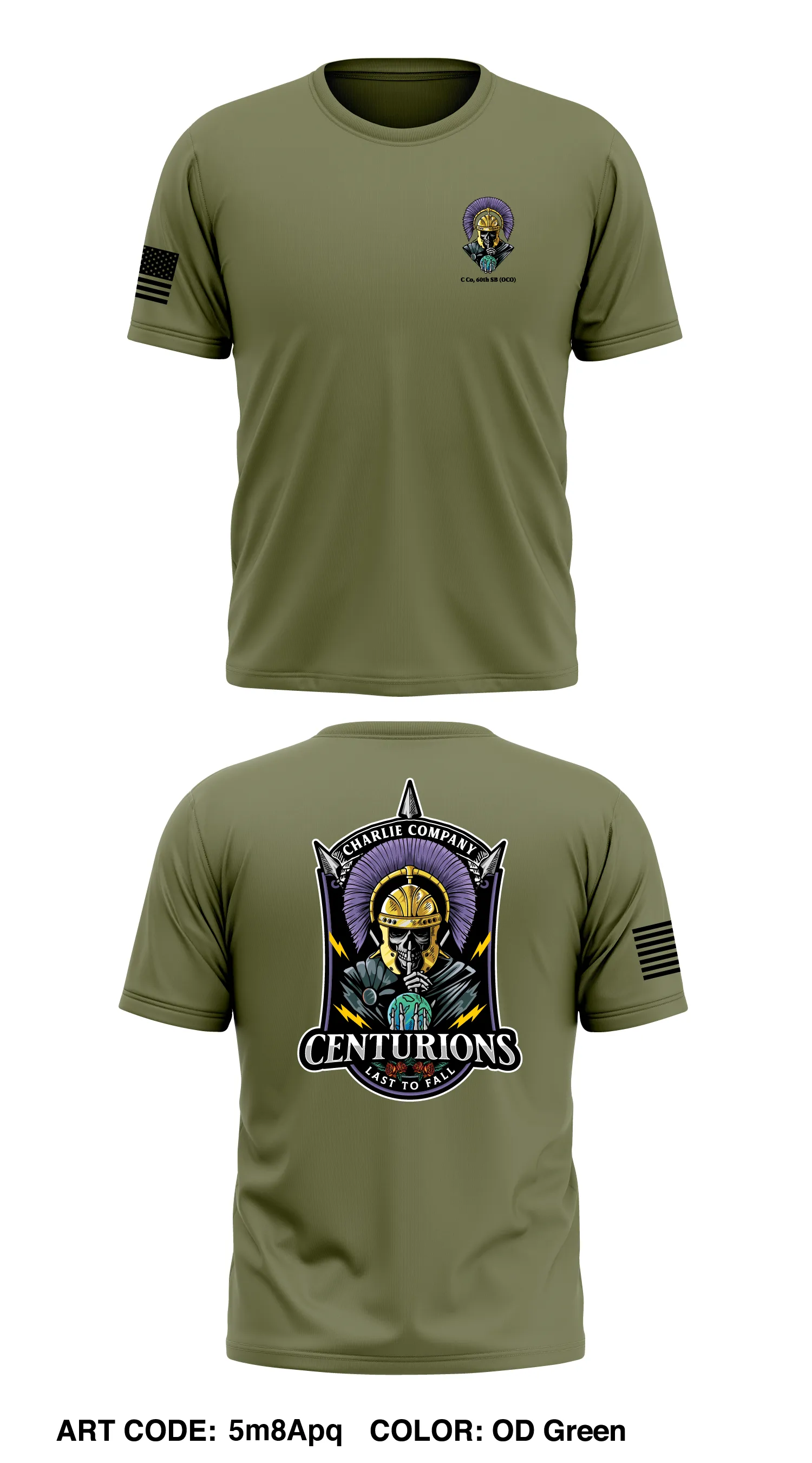 Charlie Company, 60th Offensive Cyber Operations BN Core Men's SS Performance Tee - 5m8Apq