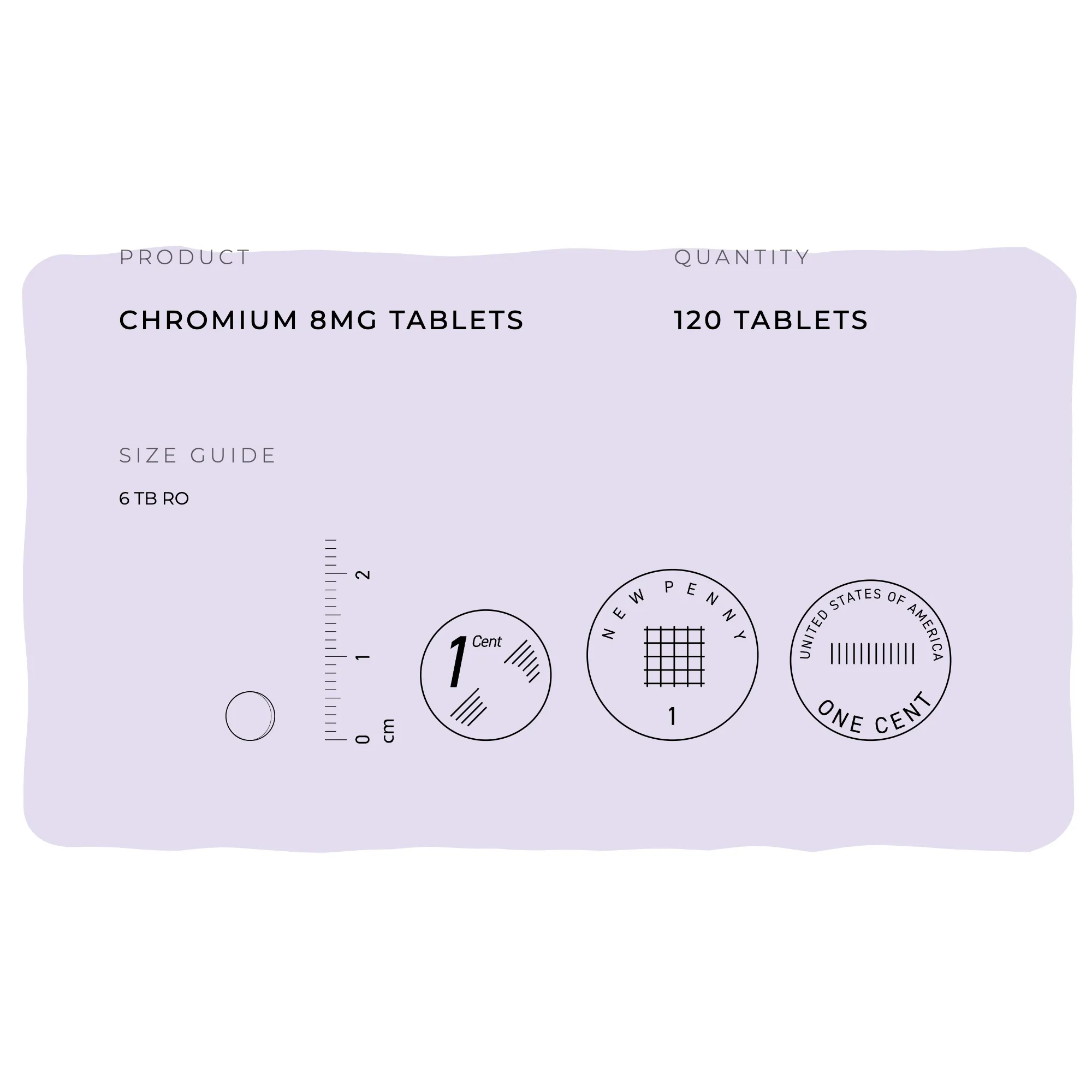 Chromium Tablets 8mg Vegan Tablets - 1 Year Supply - 25% DISCOUNT