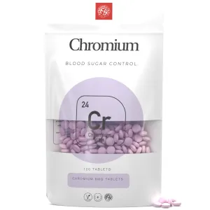 Chromium Tablets 8mg Vegan Tablets - 1 Year Supply - 25% DISCOUNT
