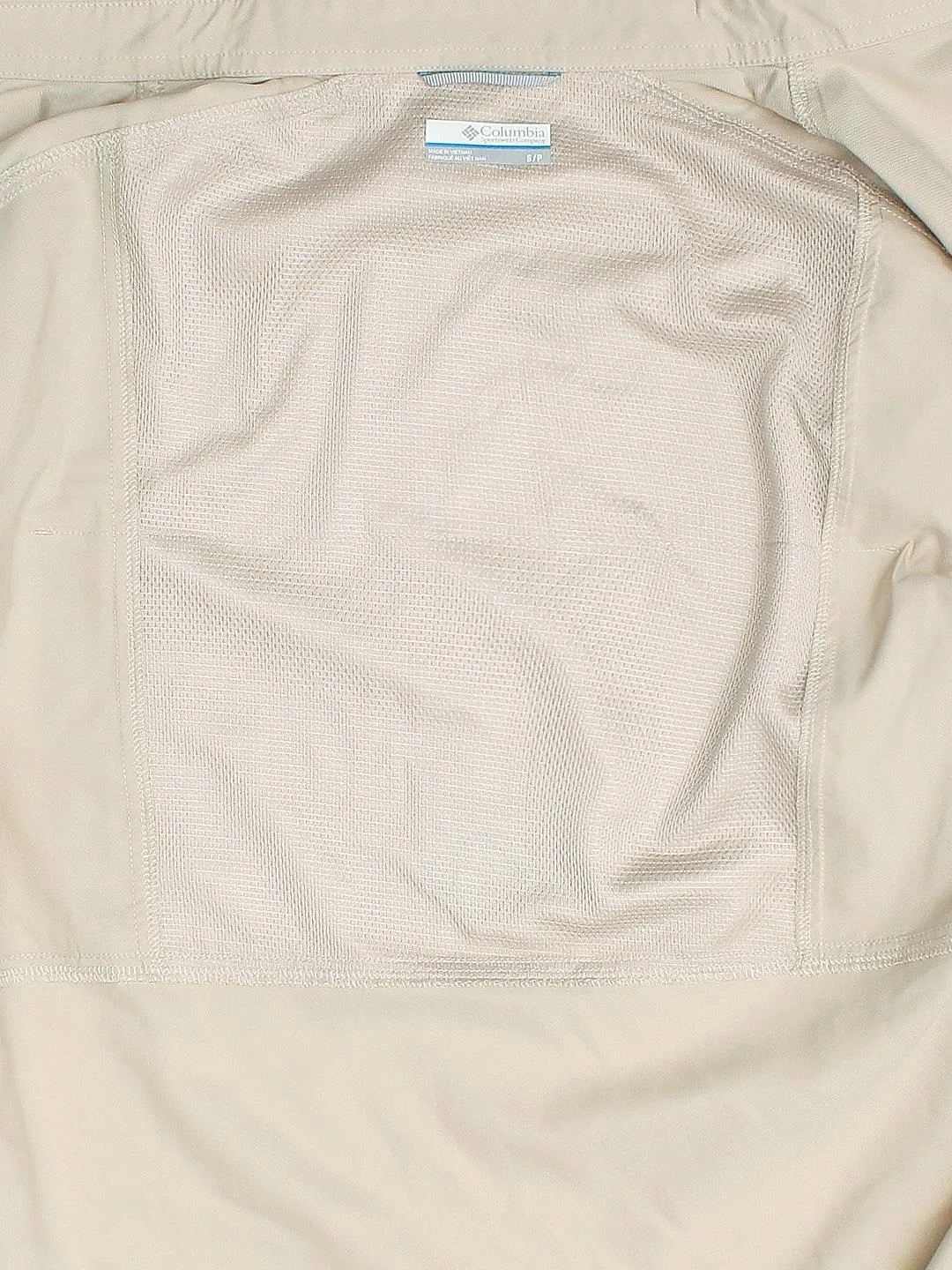 Columbia Men Beige Voyager II Long Sleeve Shirt
