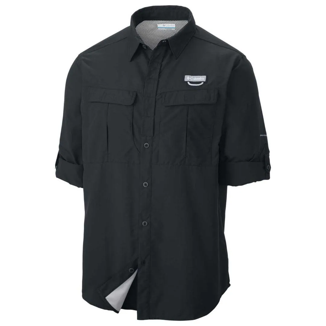 Columbia Men Black Cascades Explorer Long Sleeve Shirt